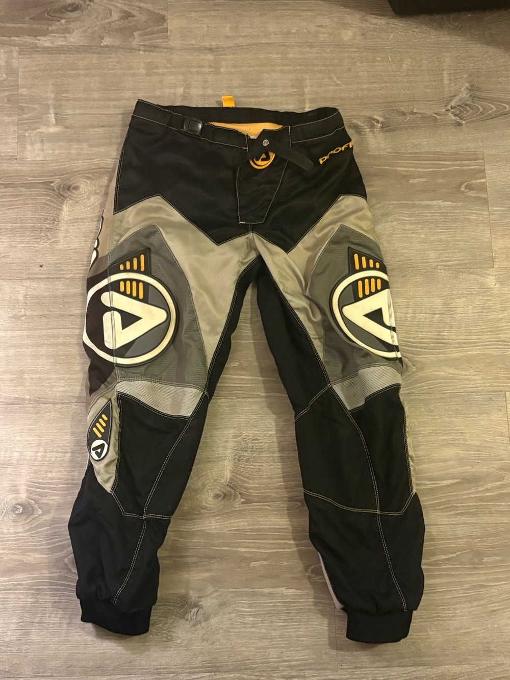 Men's Black and Gray Performance Pants
